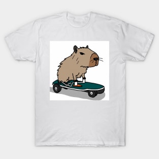 Capybara skateboard T-Shirt